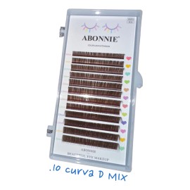 Lashesandfun Extensiones De Pestañas 1x1 Color Café 0.05d Mix 8-15mm Blis