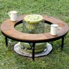 LOGOS 81064037 Stove Table, Fireproof Insulation Sheet, Beige, Approx. Diameter