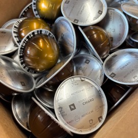 Nespresso Vertuo Double Espresso Chiaro Medium Roast Espresso Pods 30ct *LOOSE*