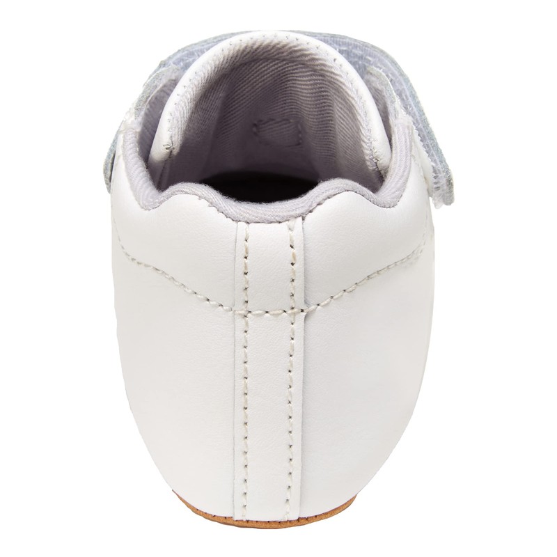 Stride Rite Baby Boys PW-Elliot Crib Shoe, White, 3 Infant