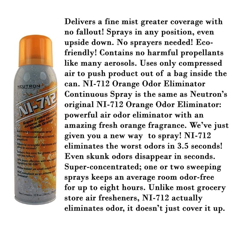 Ni-712 Neutron Industries Orange Dry Mist 14oz (2 Pack)