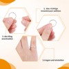 Ring reducer invisible women's and men's ring size adjuster suitable