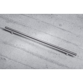 GedoTec Bar Handle G10 Stainless Steel Furniture Handle 480 mm Railing Handle Diameter 10 mm Solid Material Cabinet Handle Diameter 10 mm Height 31 mm Drawer Handle Cabinet Door & Kitchen 1 Piece
