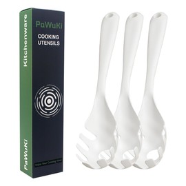 3 Pack of Pasta Fork, Spaghetti Server, Professional Pasta Server Spoon Heat Resistant Noodle Spoon
