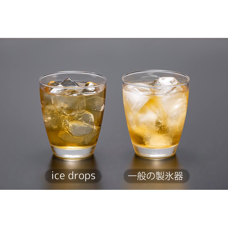 Clear ice ice maker ice drops round 60mm 1 piece