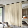 MaKefeile Room Divider Curtains Total Blackout Privacy Curtain Panel Room