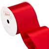 Zofrud Red Satin Ribbon 63mm x 9 Meters - Large