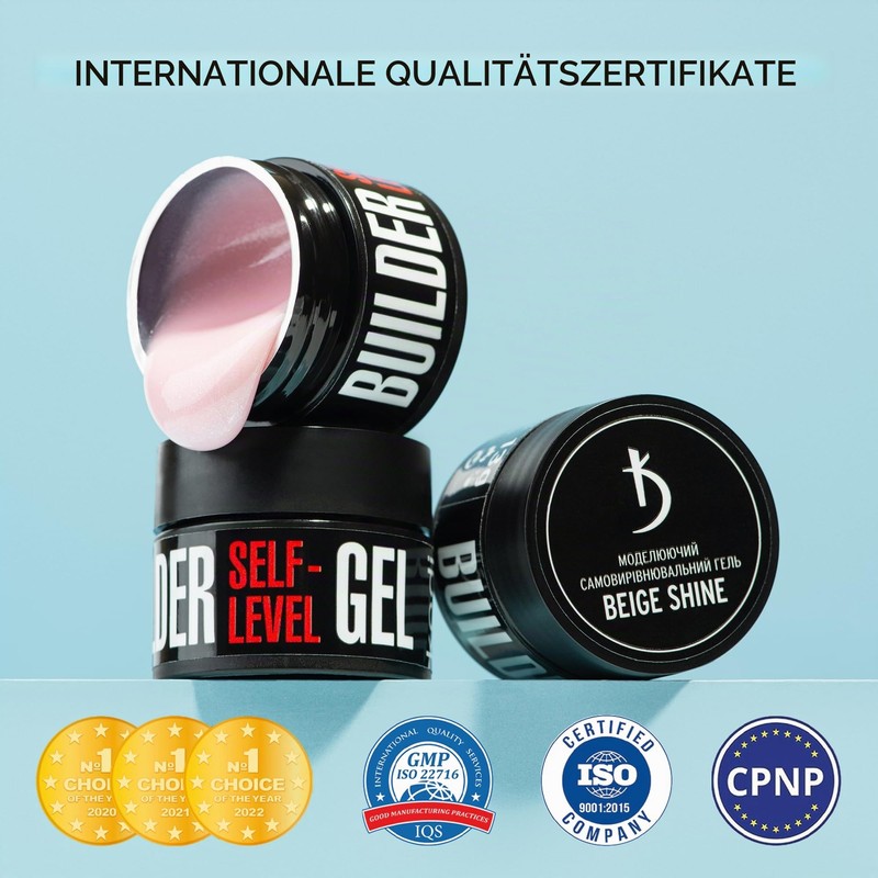 K Professional Builder Gel - Self Level - Nail Modelling