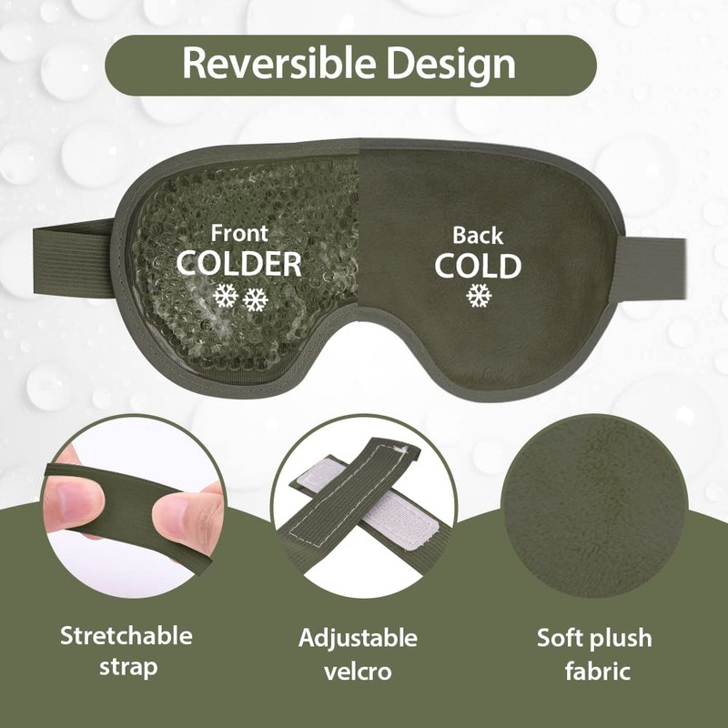 NEWGO Hot Eye Mask Cordless Cooling Eye Mask for Hot