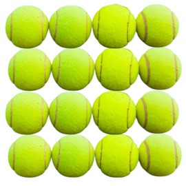 Frenterprises Tennis Balls with Storage Bag – Pack of 12 – Fine Quality Thick-Walled Tennis Ball - Perfect for Tennis, Cricket, and Dog Ball Launcher