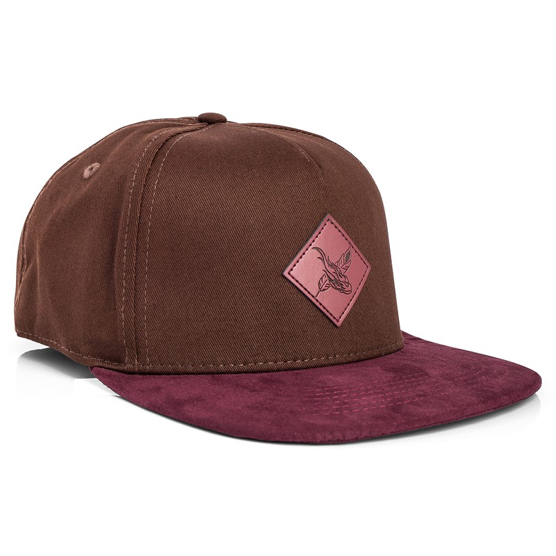 Blackskies Port Snapback Cap, Unisex Baseball Cap, Faux Suede Peak