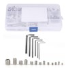 340Pcs Set Screw 304 Stainless Steel End Hex Adapter Machine