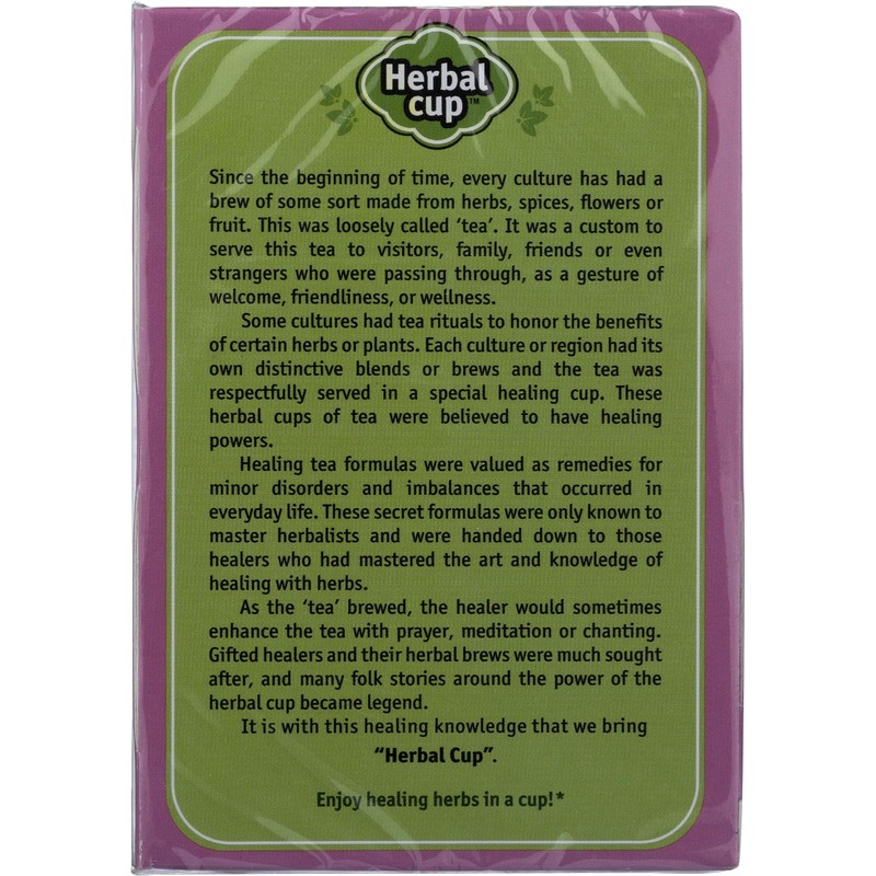 Herbal Cup Ayurveda Women's Tea, Organic Harmony & Balance, No