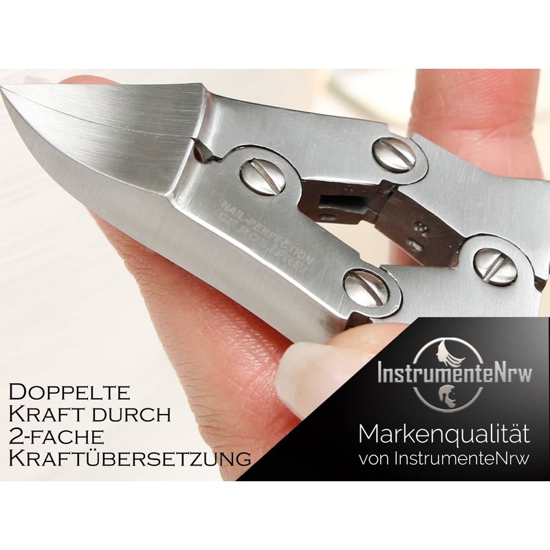 FuÃ Nagelzange mit doppelter Ãbersetzung