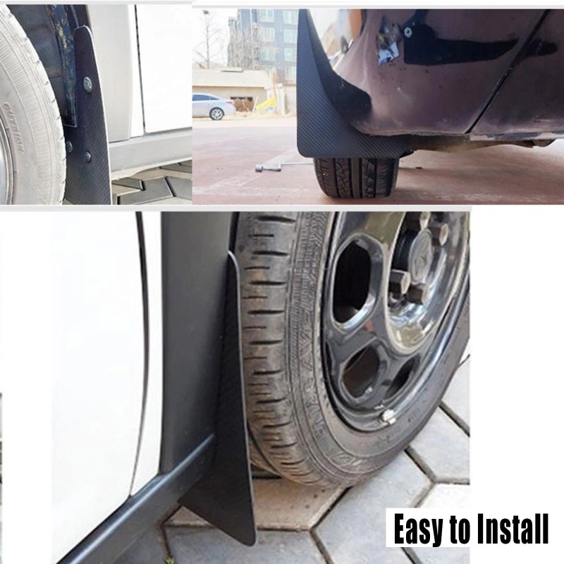 Unbranded 4Pcs Front & Rear Splash Guards Mud Flaps Mudguards