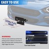 Heavy Duty Front License Plate Frame Compatible with 2013-2019 Fiat
