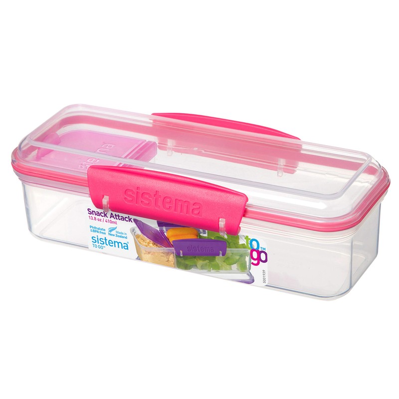 Sistema Snack Attack To Go Snack and Dip Container, 13.6