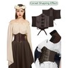 kasahara 5 Pieces Medieval Clothing Women's Set, Retro Off Shoulder