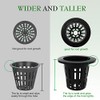 100 Pack 2" Heavy Duty Net Pots for Hydroponics &