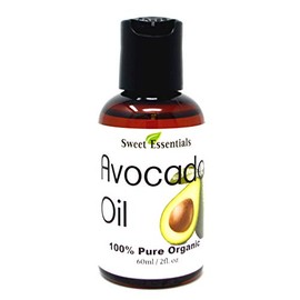 Sweet Essentials Premium Organic Avocado Oil, 2oz, Imported From Italy, 100% Pure, NON-GMO, Cold Pressed, Food Grade, Golden in Color