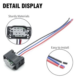 Ollanoos YMQ503220 Suspension Height Ride Level Sensor Repair Plug Kit, Replacement for Discovery Series 3 2005 2006 2007 2008 2009, Replaces YMQ503220