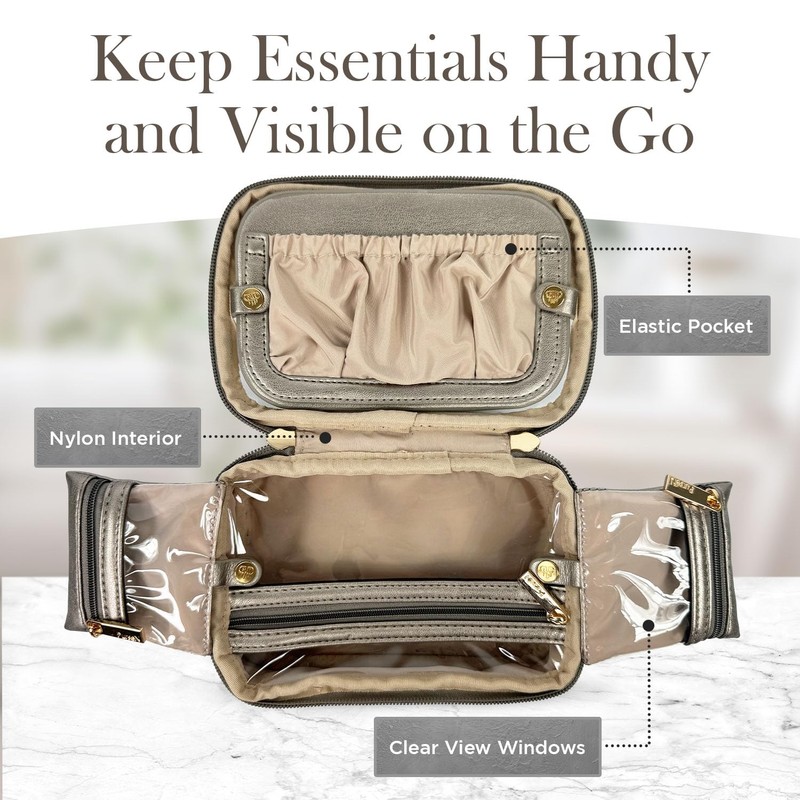 OFT 2024 LITTMINI Lighted Mirror Case - Small Makeup Bag