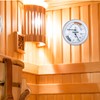 Tinoaly 2 in 1 Sauna Thermometer Hygrometer Fahrenheit Indoor Humidity