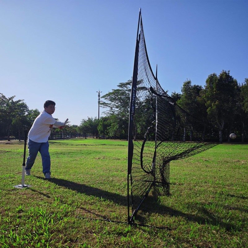 LOMGWAYS Baseball/Softball Batting Tee-Adjusts from 23"-36", Premium Portable Baseball tee