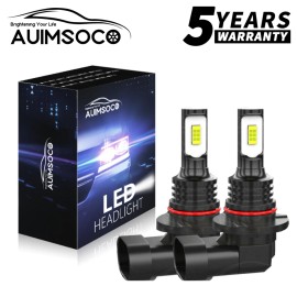 AUIMSOCO 9005 LED Headlight Kit HB3 High Beam Bulb Super Bright 330000LM 6000K Cold White