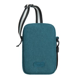 Travelon Coastal - Mini bandolera con bloqueo RFID, Lagoon, Una talla, Mini bandolera con bloqueo RFID costero