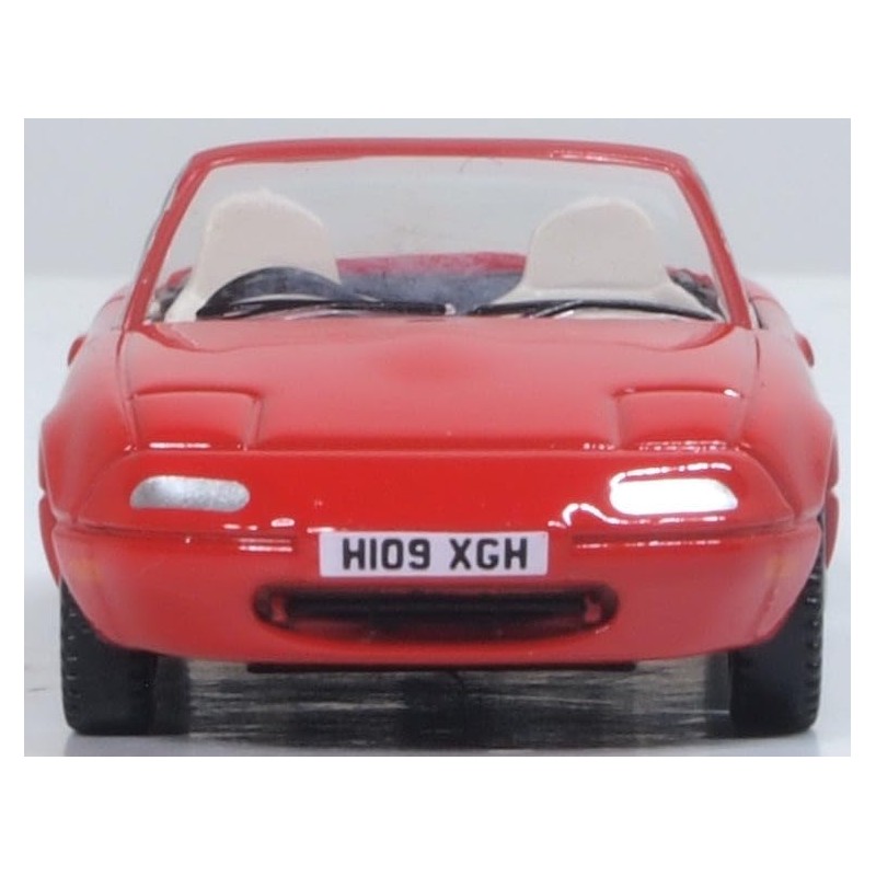 OXFORD 1/76 Mazda MX-5 Roadster NA Red Oxford Mini Car