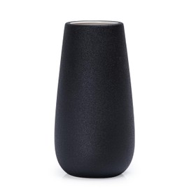 D'vine Dev 10 Inch Raven Grain Elegant Oval Ceramic Vase for Flowers, Home Décor Vase with Design Box, VS-LD-B-3