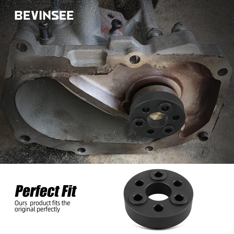Bevinsee Solid Supercharger Coupler Isolator Nylon Compatible with Jaguar XJ
