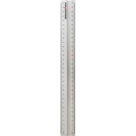 Eberhard Faber Eberhard Faber 570009 - Aluminium Lineal, ca. 30 cm, rutschfestes und bruchsicheres Metall Lineal