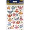 Colorful Owl Pop Up Stickers- 1 Sheet 28 Stickers