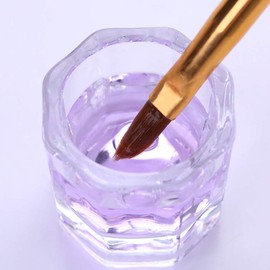 Karlash 4 Nail Art Acrylic Liquid Powder Dappen Dish Glass Crystal Cup Glassware Tools
