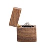 Wislist Curved Slim Ring Box for Proposal - Wood Engagement