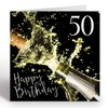 Ruby Ashley 50th Birthday Card for Women & Men Recyclable