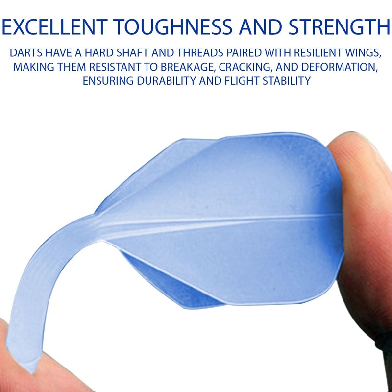 SSKHE 12pcs Dart Flights and Stems Integrated as One, Durable