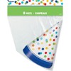 Vibrant Rainbow Polka Dots - Sombreros de fiesta (paquete de