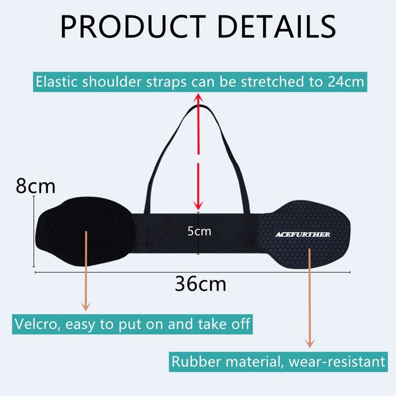 BoAn 2Pcs Motorcycle Shoe Protector, Motorcycle Shift Pad, Motorbike Shoe