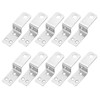 sourcing map 20 Pcs Z Shape Corner Bracket, 0.75 Inch