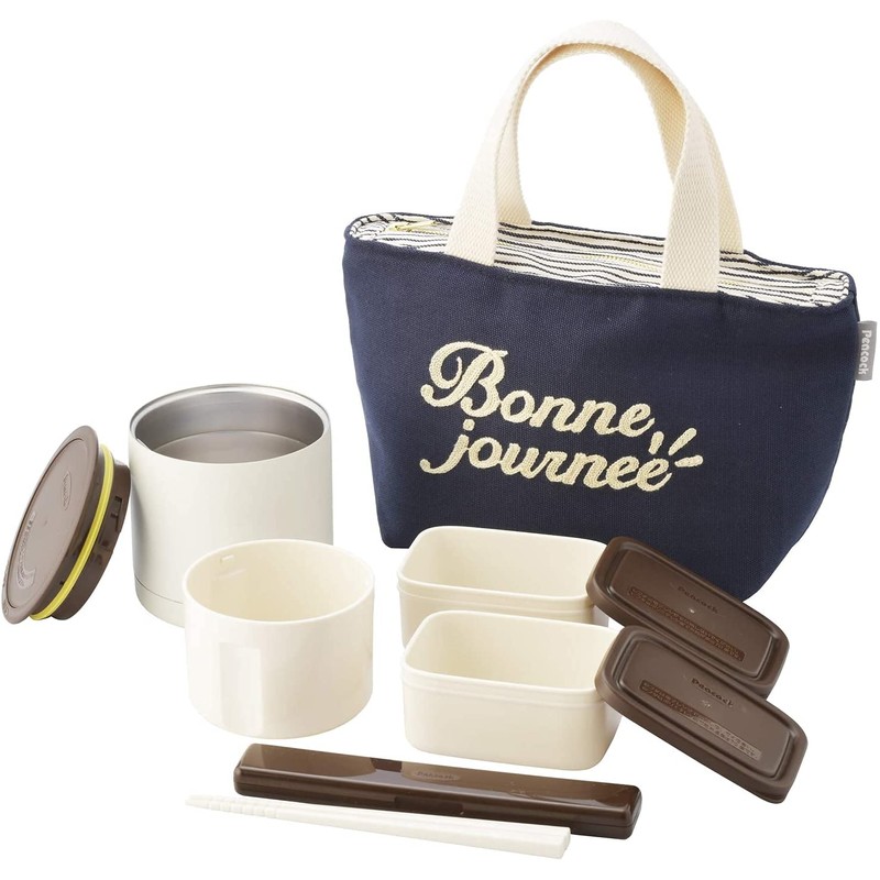 Peacock AL-E60 A Lunch Jar, Thermal Indigo, Approx. 1.6 Cups