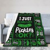 Pickle Blanket Super Soft Warm Pickle Fleece Throw Blanket I