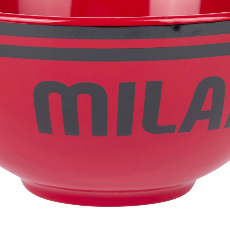 A.C. Milan - Ciotola per Colazione, Prodotto Ufficiale, Rosso, TU