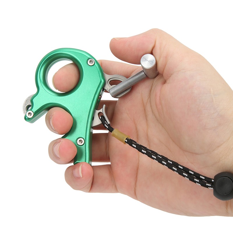 Archery Thumb Trigger Aluminum Alloy Compound Bow Release Aids 3
