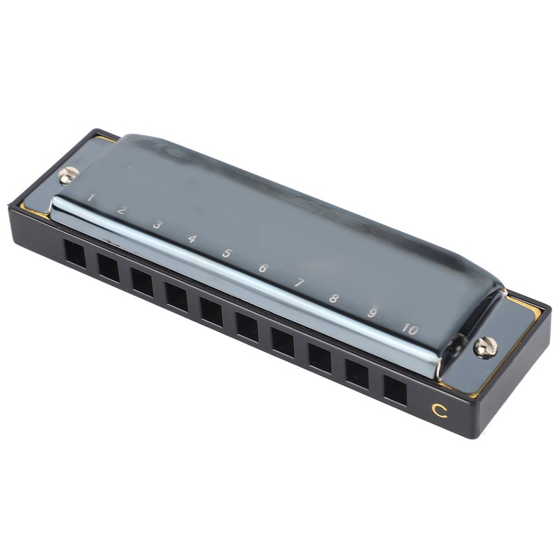 Blues Harmonica C Key 10 Holes Diatonic Mouthorgan Wind Instrument