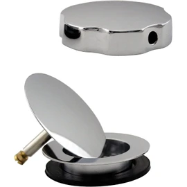 Westbrass A50T-26 Standard 1-1/2" Replacement Trim for Cable Drive Bath Drain Waste & Overflow Assemblies, Polished Chrome