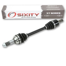 Sixity 2007-2013 for Yamaha 700 Grizzly 4X4 Rear Left Axles XT Back Driver YFM7FG Complete Side