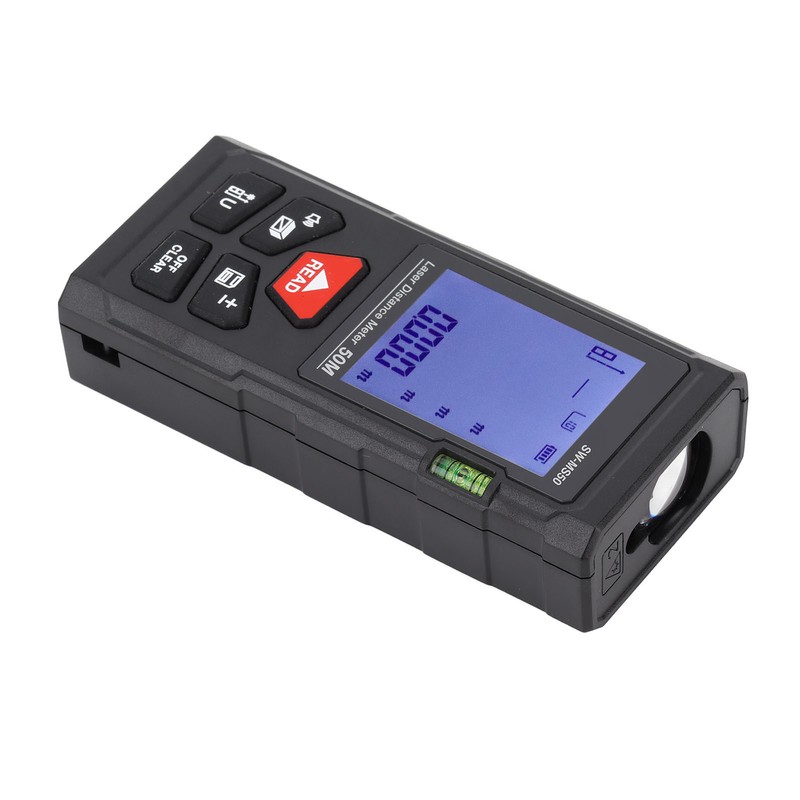 Handheld Infrared Laser Distance Meter Rangefinder High Accuracy Range Measuring